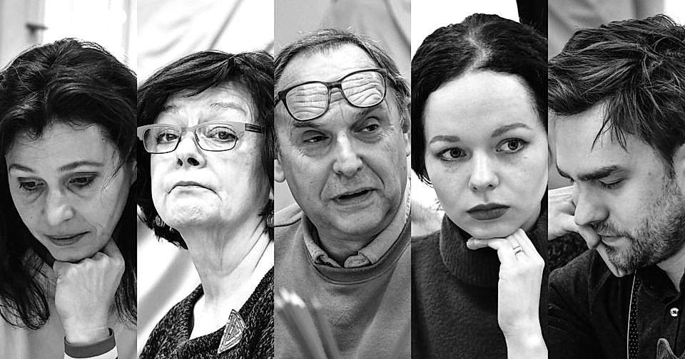 Peter Shaffer: EQUUS. Lada Jelínková, Lenka Skopalová, Pavel Kikinčuk, Anna Kameníková, Ondřej Rychlý