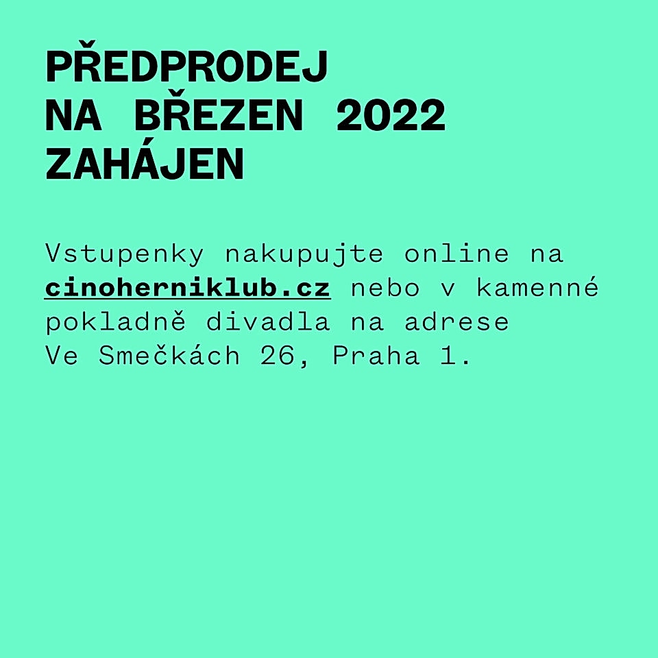 Předprodej březen