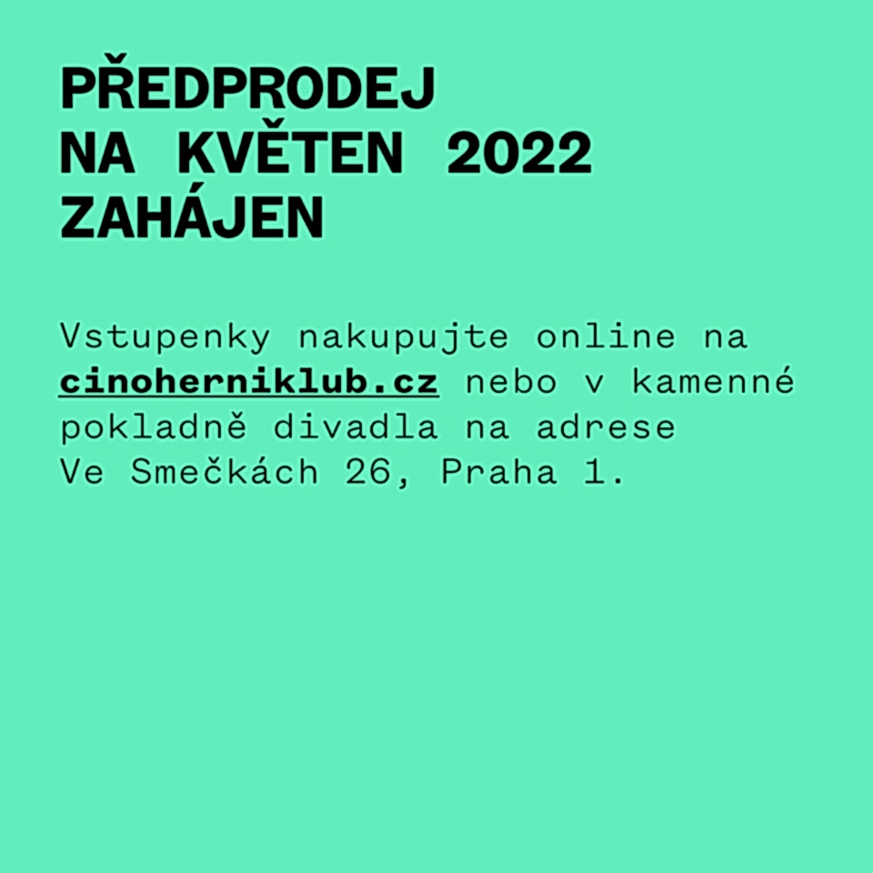 Předprodej květen 2022