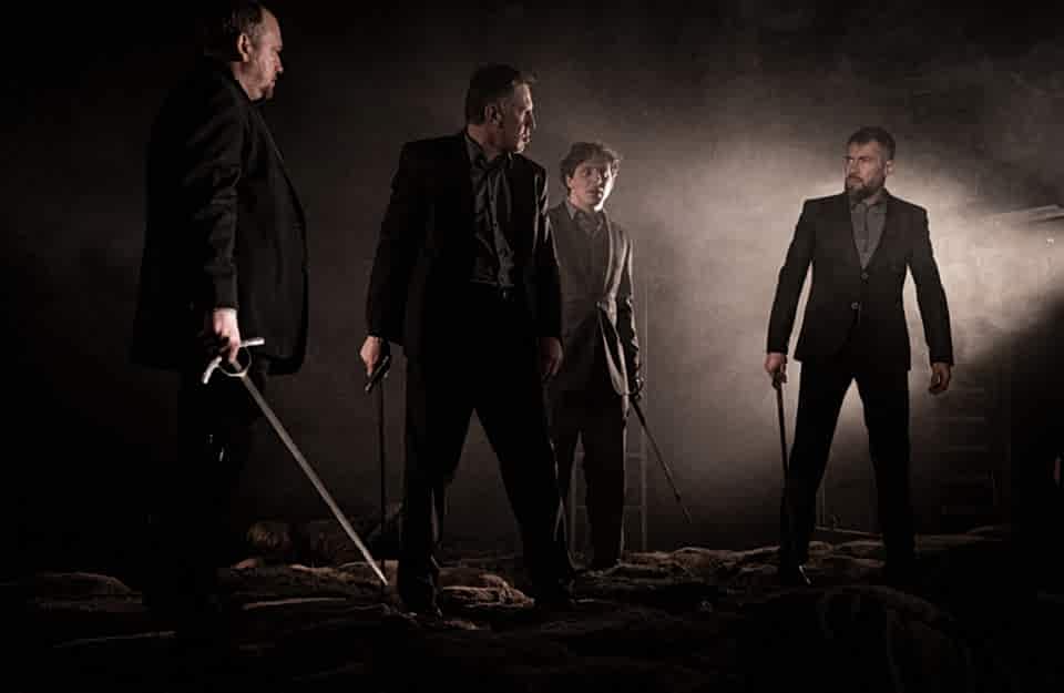 <b>William Shakespeare: MACBETH</b><br><br>Marek Taclík, Martin Finger, Kryštof Bartoš, Bořek Slezáček

<br><br>foto:  Pavel Nesvadba