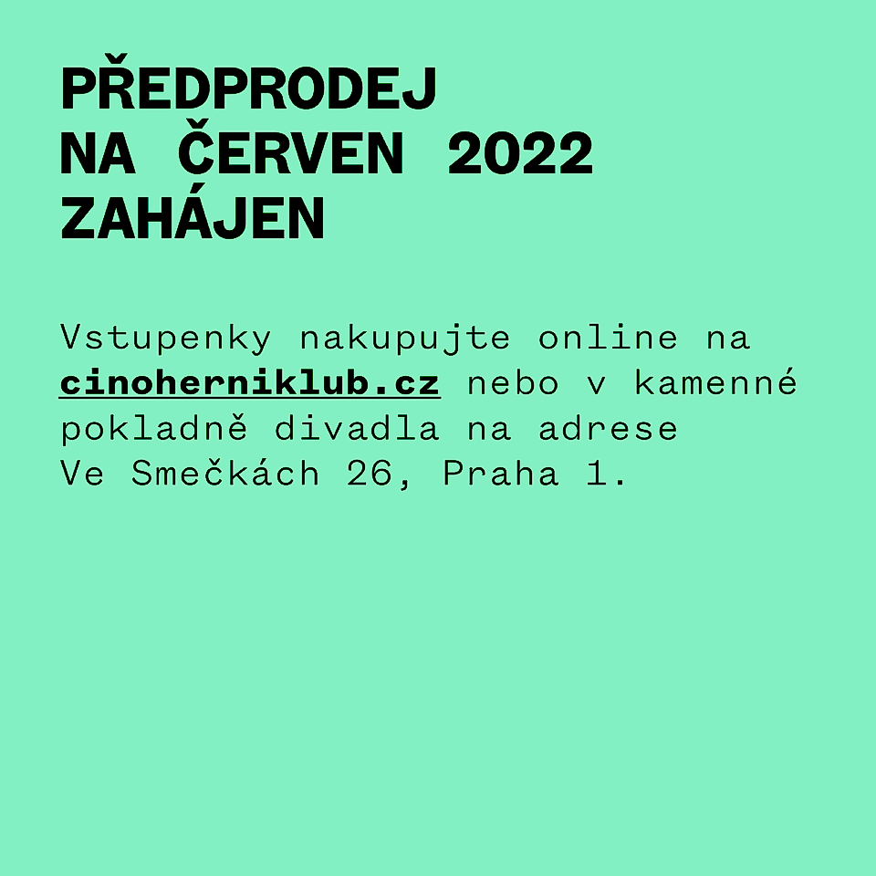 Předprodej červen 2022