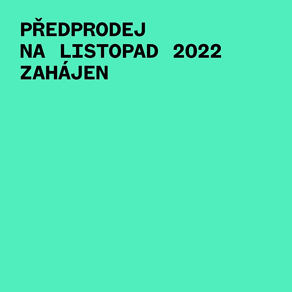 Předprodej listopad 2022